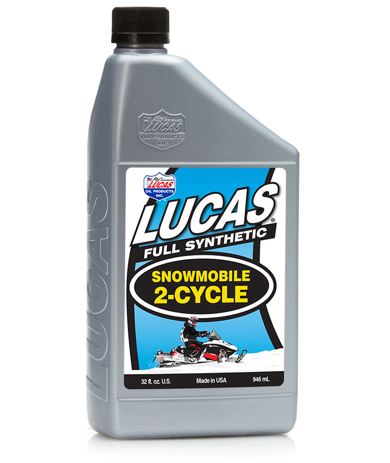 Lucas Synthetic 2-Cycle Snowmobile Oil -  | Container: 1 Qt Bottle | Shipped as: Case of 6 X 1 Qt Bottles - Powersports Engine Oils